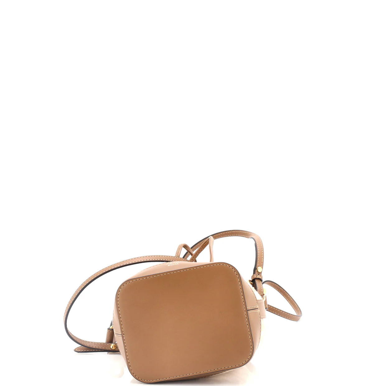 Mon Tresor Bucket Bag Zucca Wool with Leather Mini - Deep Luxury