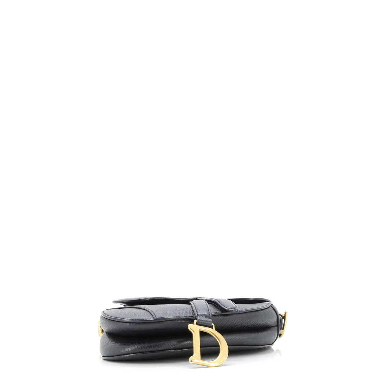 Saddle Handbag Leather Mini - Deep Luxury