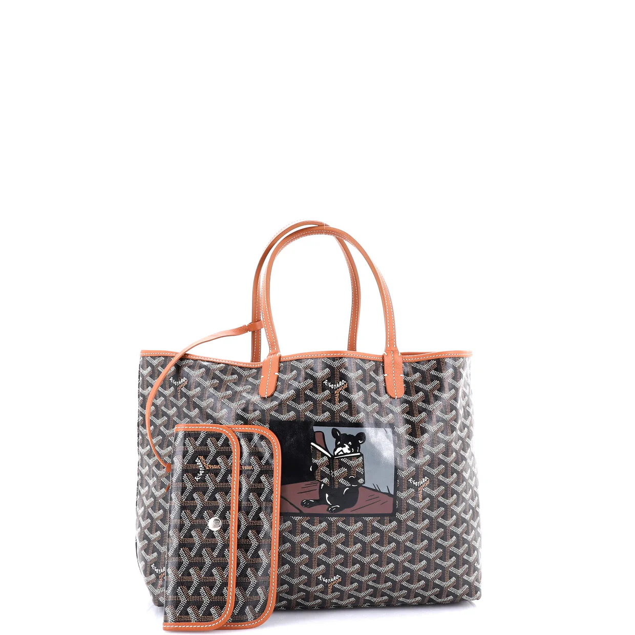Saint Louis Tote Printed Coated Canvas PM - Deep Luxury