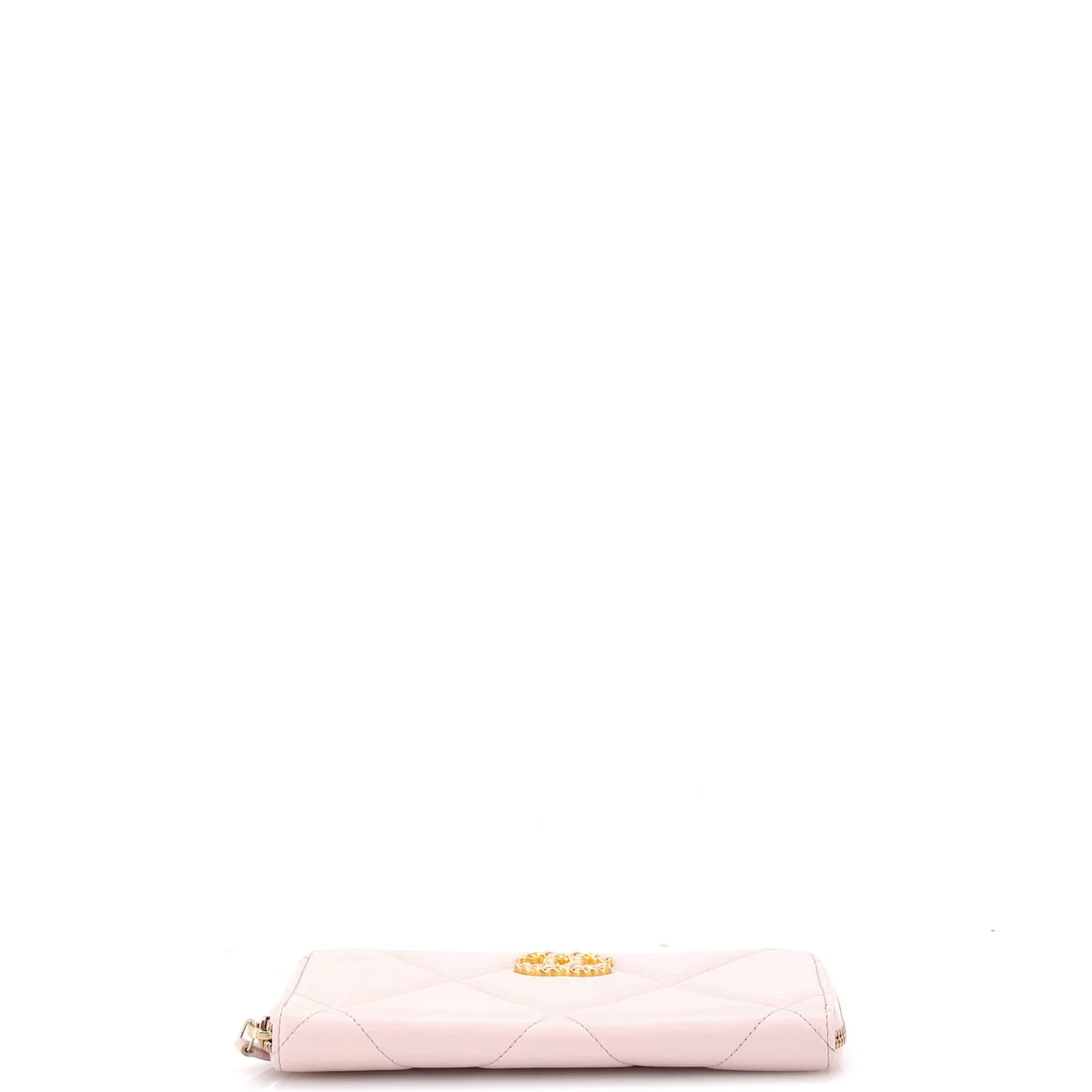 19 Zip Around Wallet Quilted Lambskin Long - Deep Luxury