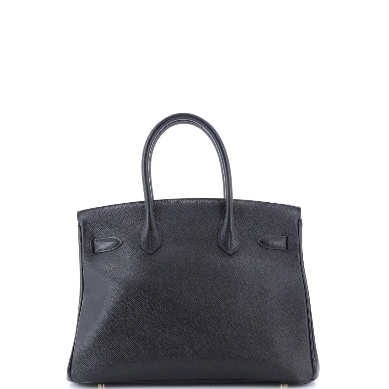 Birkin Handbag Noir Epsom with Gold Hardware 30 - Deep Luxury
