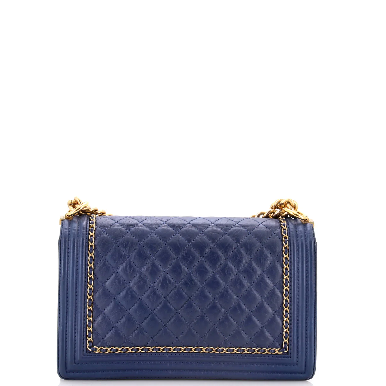 Jacket Boy Flap Bag Quilted Aged Calfskin New Medium - Deep Luxury