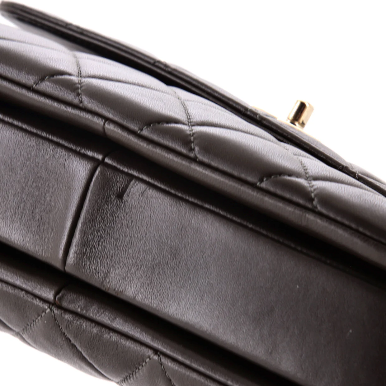 Trendy CC Top Handle Bag Quilted Lambskin Medium - Deep Luxury