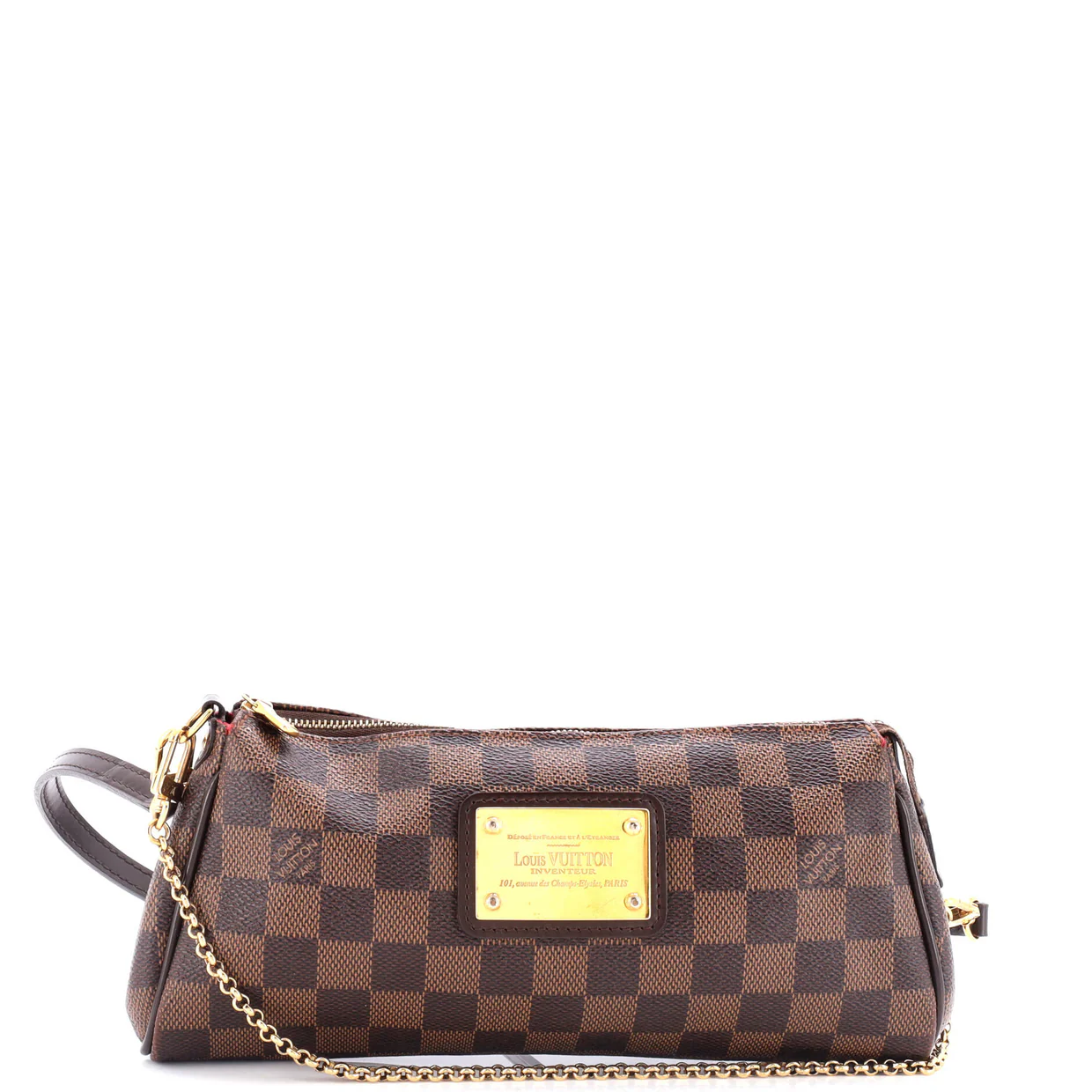 Eva Handbag Damier - Deep Luxury