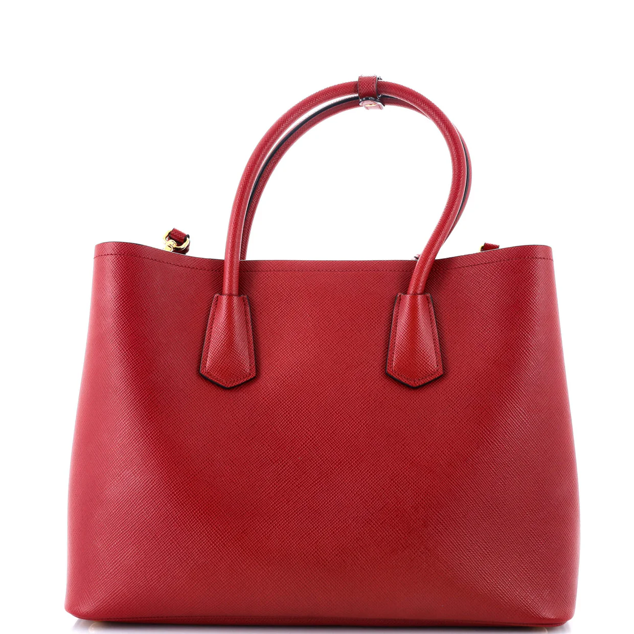 Cuir Double Tote Saffiano Leather Large - Deep Luxury