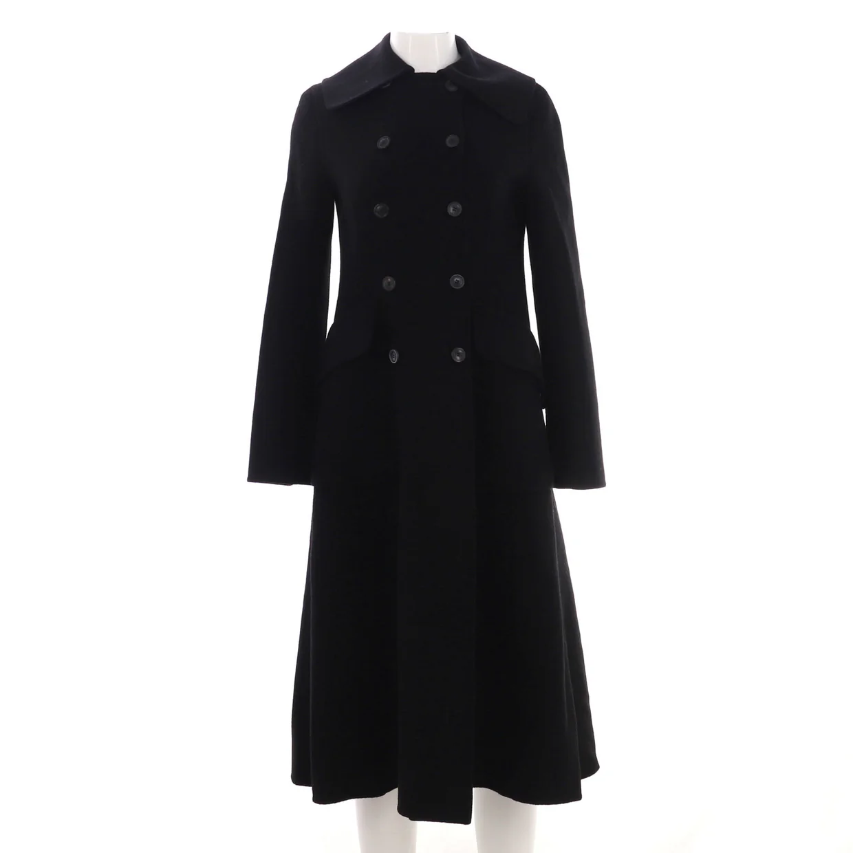 Women's Two Pocket Double Breasted Coat Cashmere - Deep Luxury