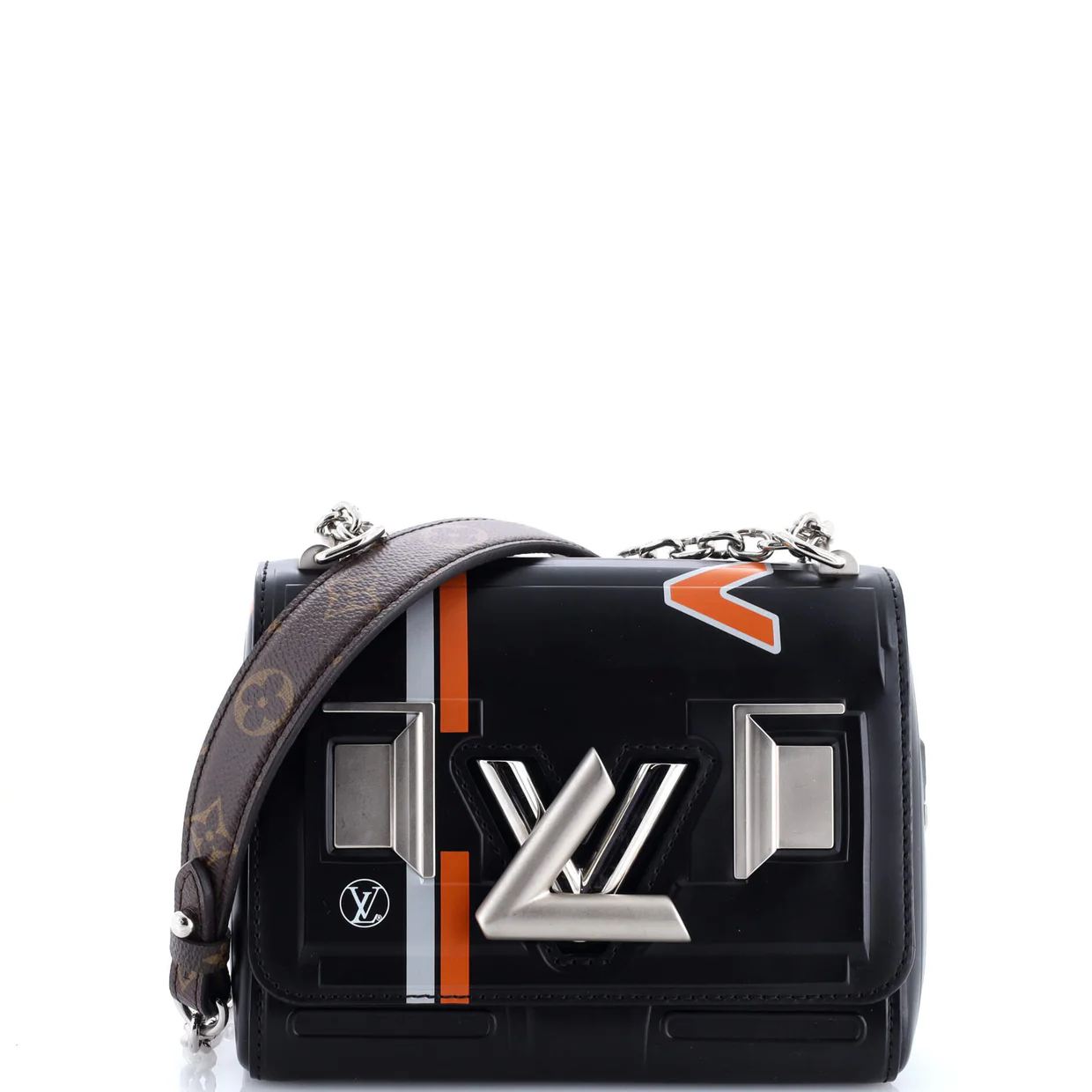 Twist Handbag Limited Edition Embossed Epi Space Leather PM - Deep Luxury