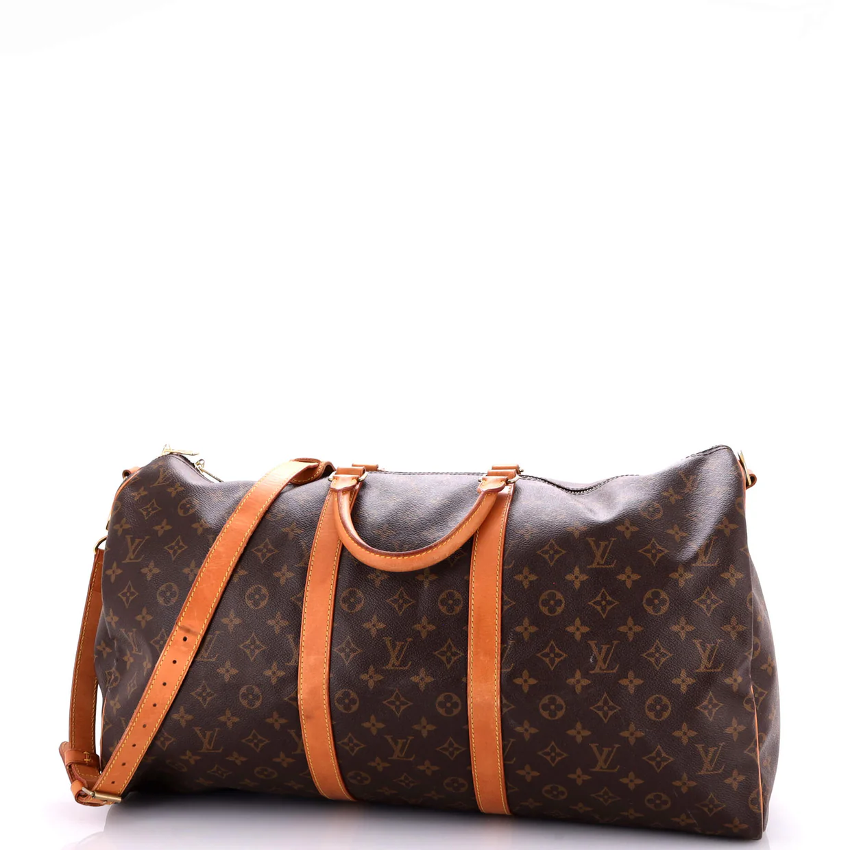 Keepall Bandouliere Bag Monogram Canvas 55 - Deep Luxury