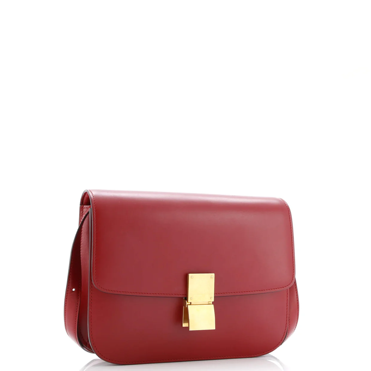 Classic Box Bag Smooth Leather Medium - Deep Luxury