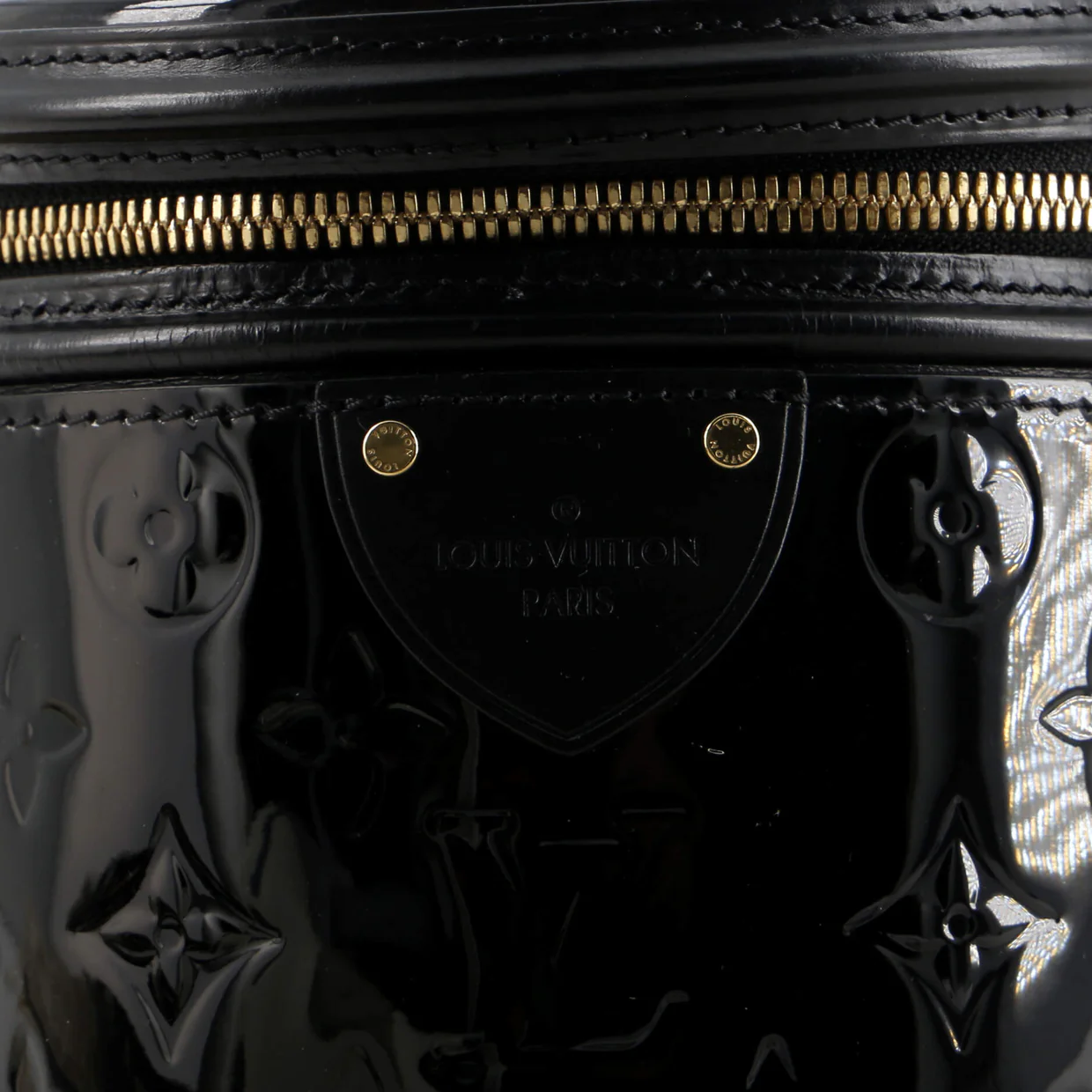 Cannes Handbag Monogram Vernis - Deep Luxury