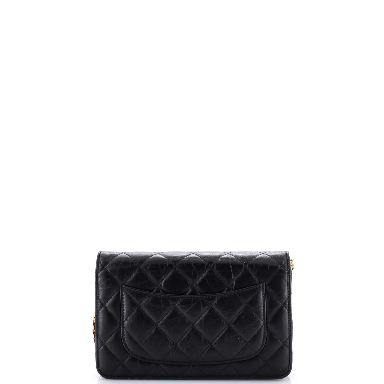 Reissue 2.55 Wallet on Chain Quilted Aged Calfskin Small - Deep Luxury