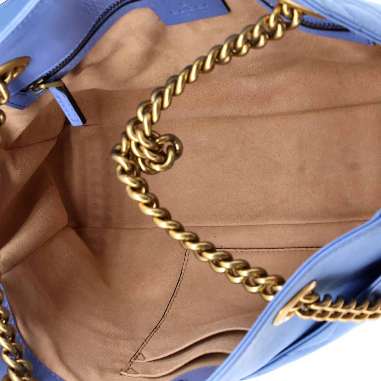 GG Marmont Chain Tote Matelasse Leather Medium - Deep Luxury