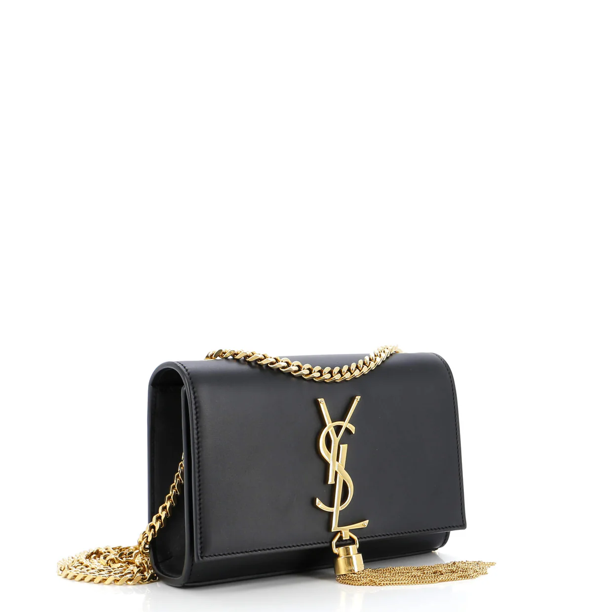 Classic Monogram Tassel Crossbody Bag Leather Small - Deep Luxury