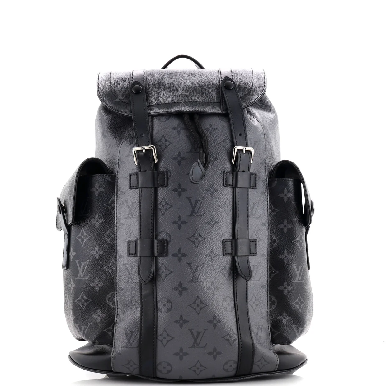 Christopher Backpack Reverse Monogram Eclipse Canvas MM - Deep Luxury