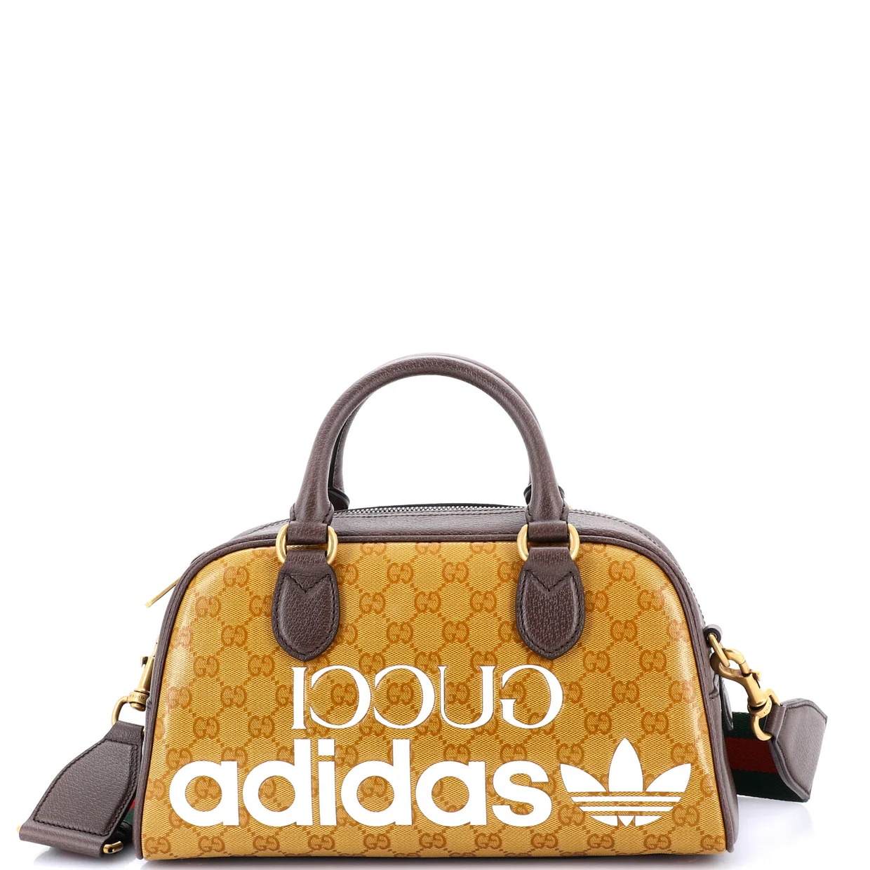 x adidas Duffle Bag GG Coated Canvas Mini - Deep Luxury