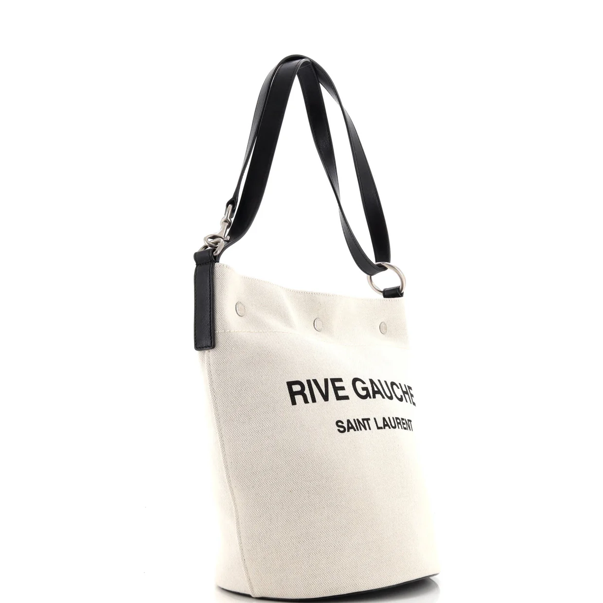 Rive Gauche Bucket Bag Canvas - Deep Luxury