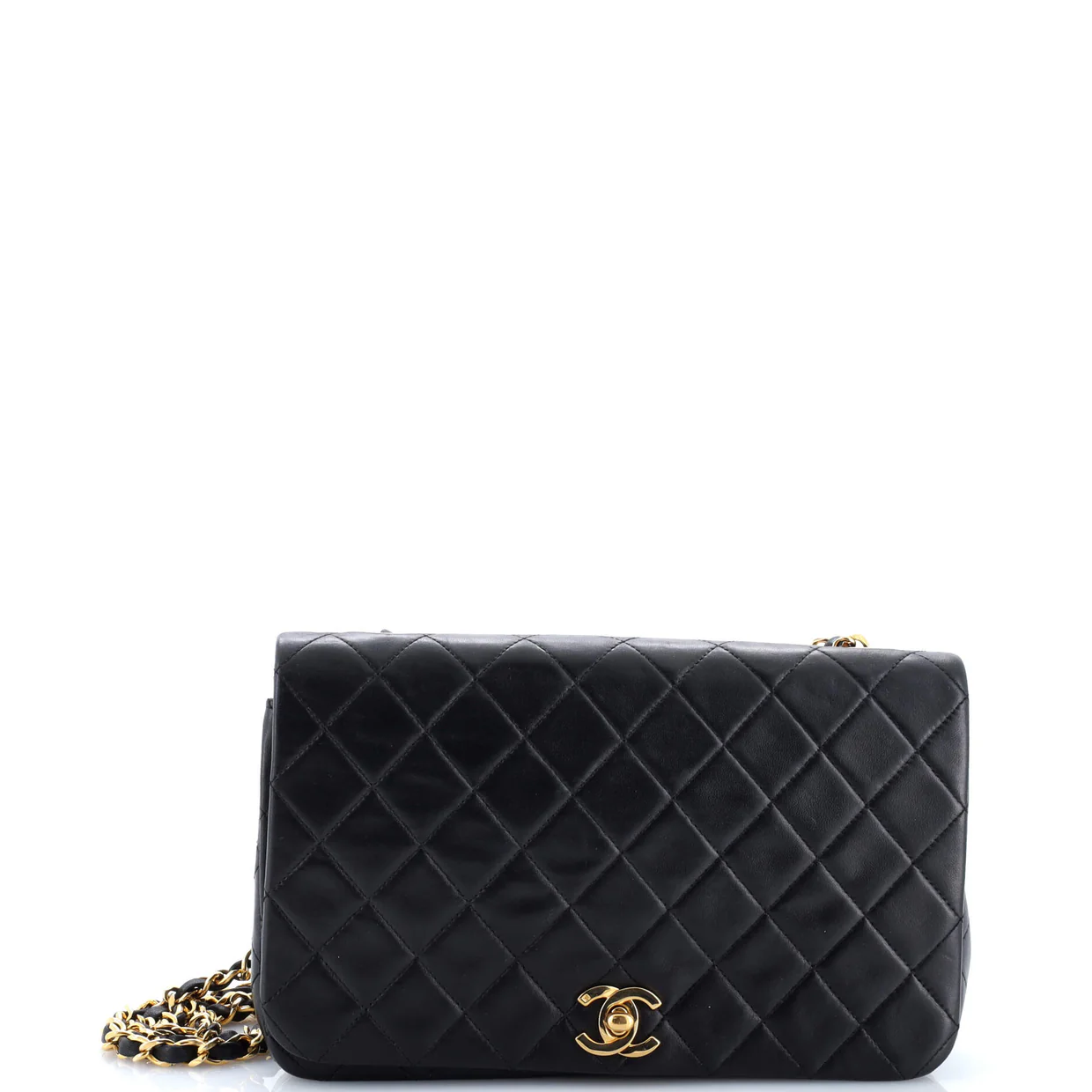 Vintage Full Flap Bag Quilted Lambskin Medium - Deep Luxury