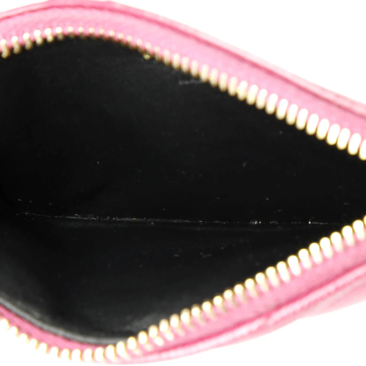 Monogram Fragments Zip Card Holder Matelasse Chevron Leather - Deep Luxury