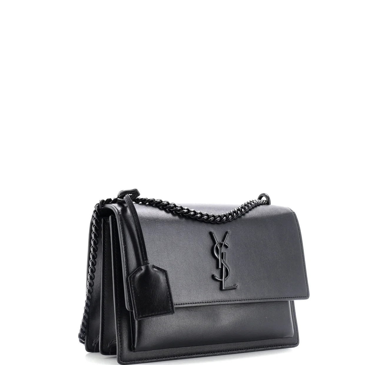 Sunset Crossbody Bag Leather Medium - Deep Luxury