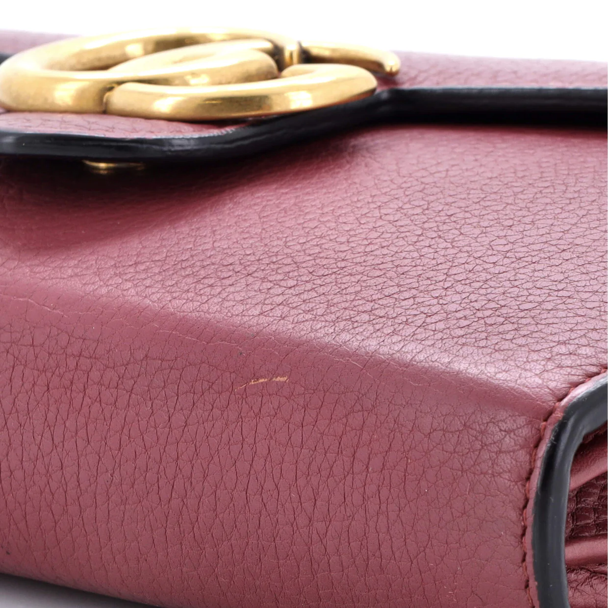 GG Marmont Chain Wallet Leather Mini - Deep Luxury