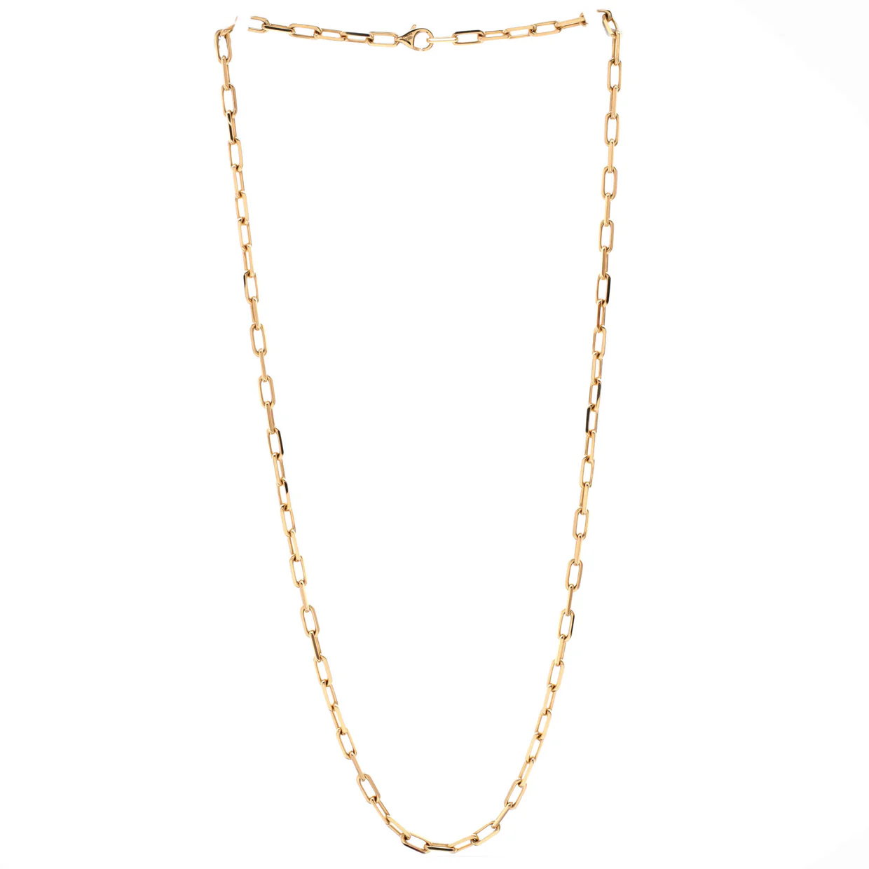 Santos de Cartier Chain Necklace 18K Yellow Gold Small - Deep Luxury