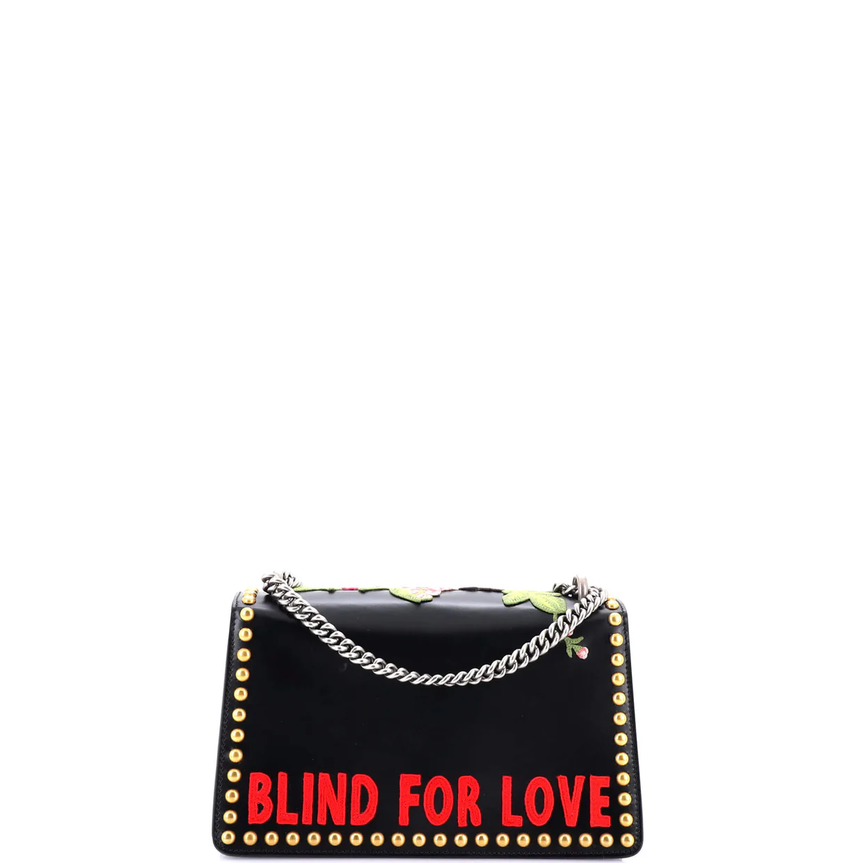 Dionysus Bag Embroidered Studded Leather Small - Deep Luxury