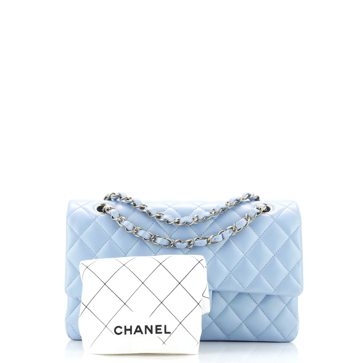 Classic Double Flap Bag Quilted Iridescent Lambskin Medium - Deep Luxury