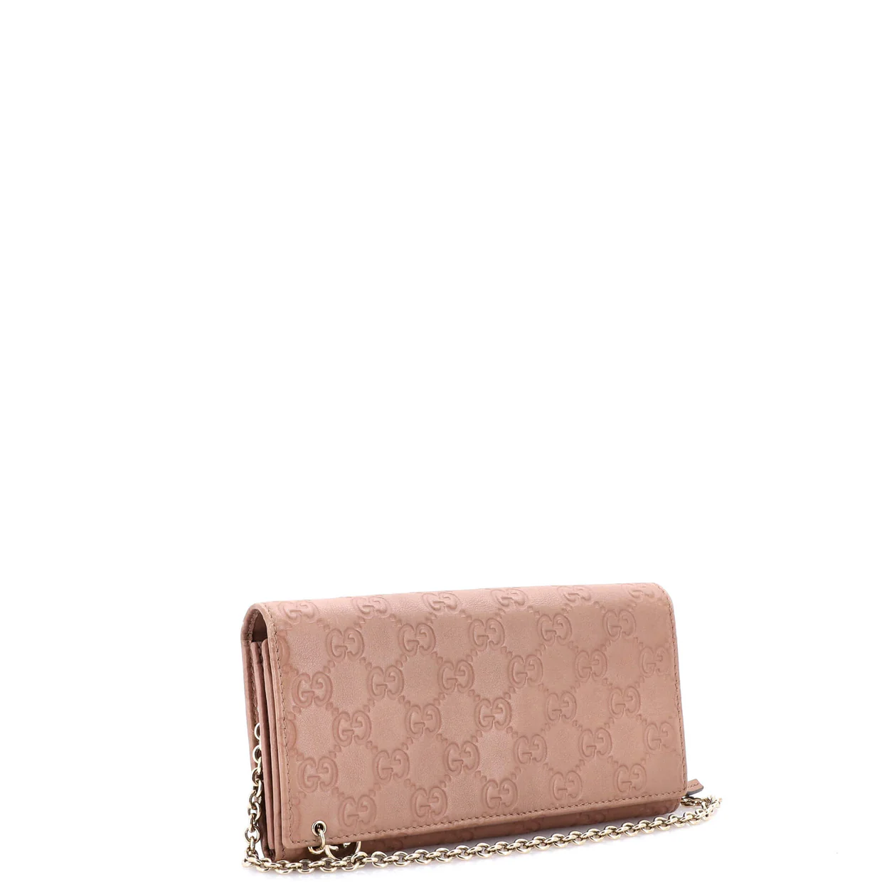 Signature Wallet on Chain Guccissima Leather - Deep Luxury