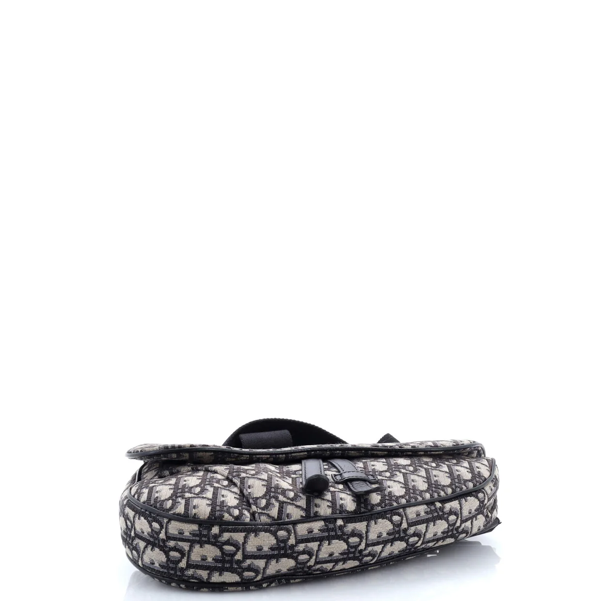 Saddle Crossbody Bag Oblique Canvas - Deep Luxury