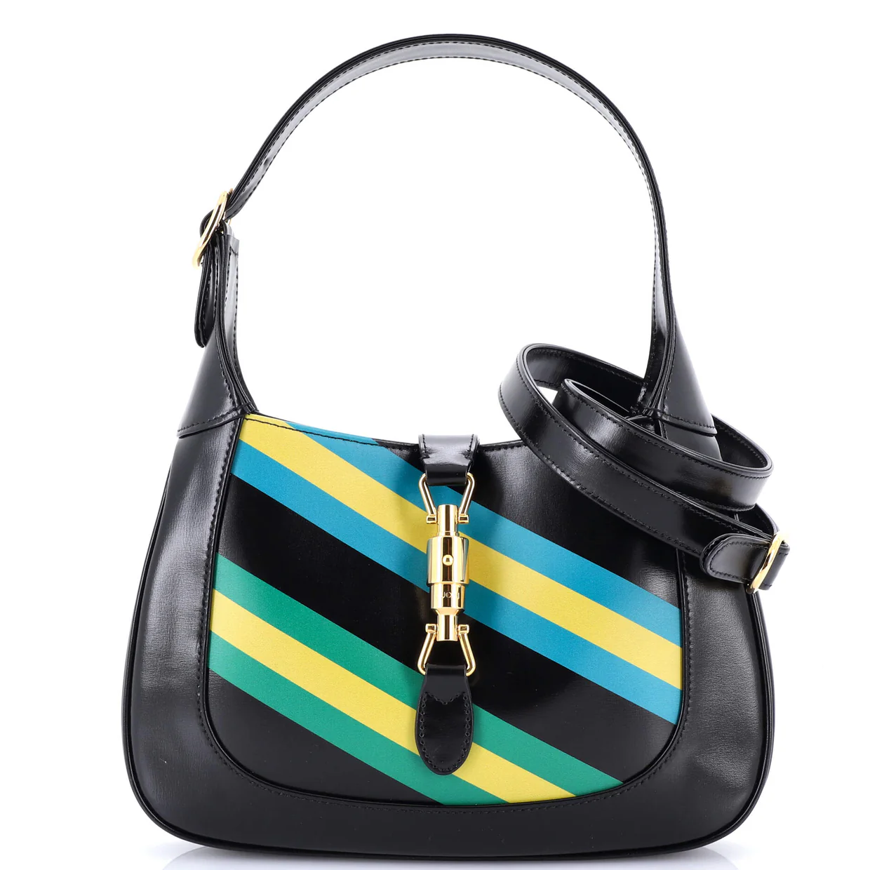 Jackie 1961 Hobo Printed Leather Small - Deep Luxury