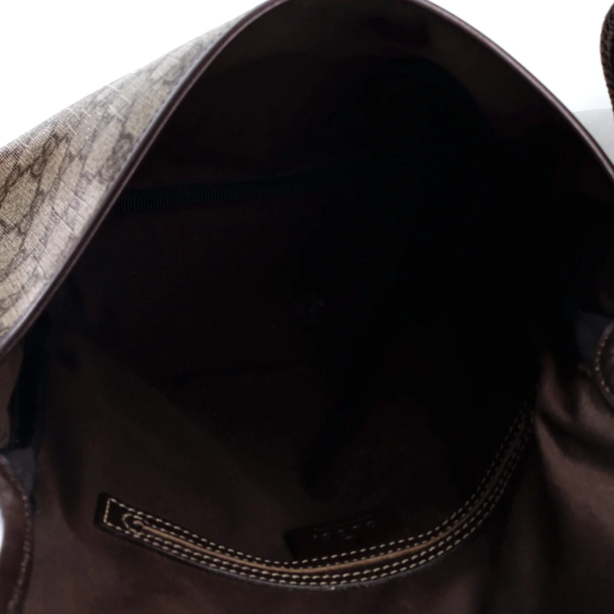 Flap Messenger GG Coated Canvas Small - Deep Luxury