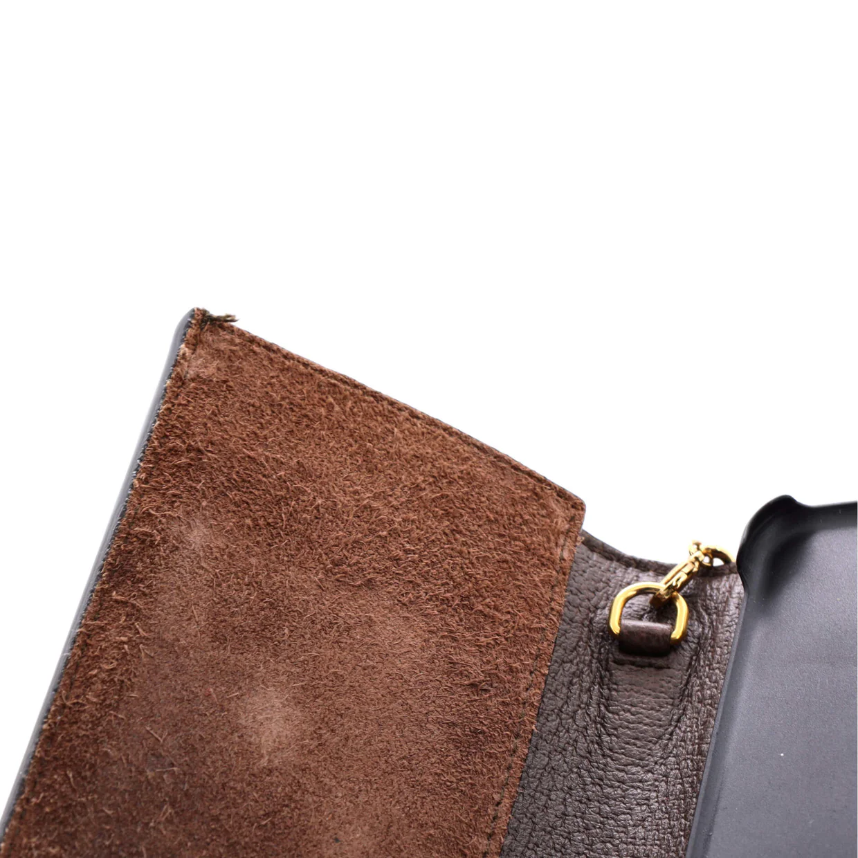 Ophidia Chain Wallet GG Coated Canvas - Deep Luxury