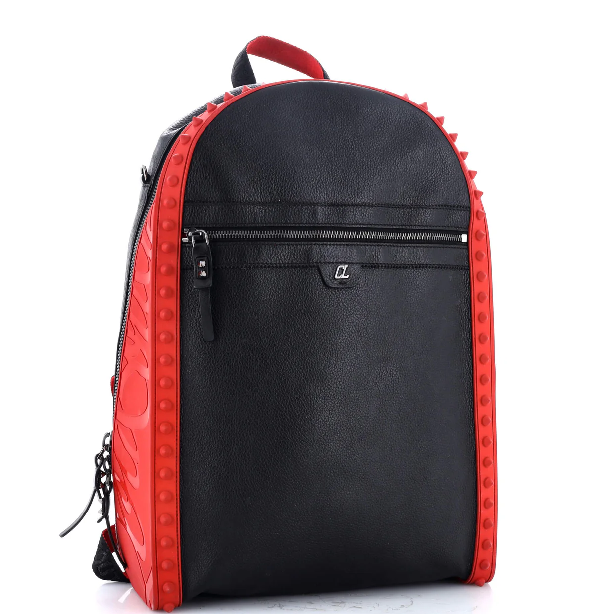 Backparis Backpack Spiked Leather Medium - Deep Luxury