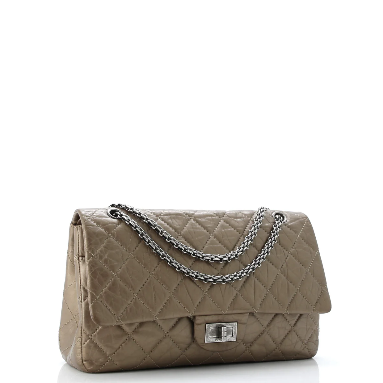 Reissue 2.55 Flap Bag Quilted Aged Calfskin 227 - Deep Luxury