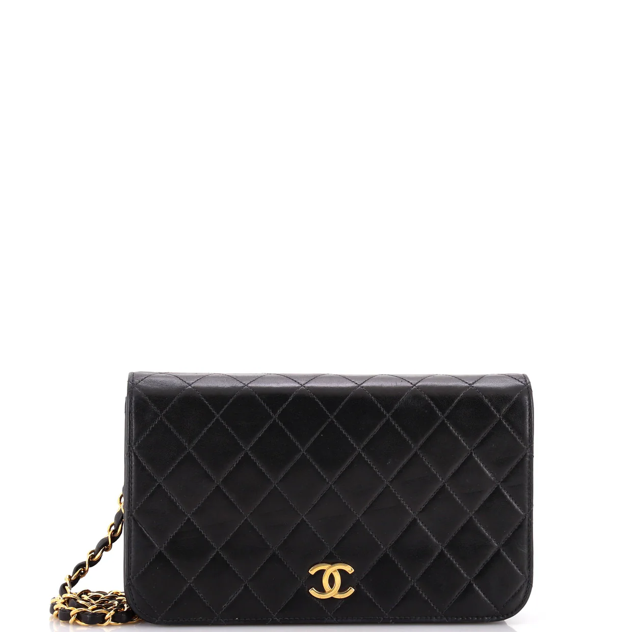 Vintage Full Flap Bag Quilted Lambskin Mini - Deep Luxury
