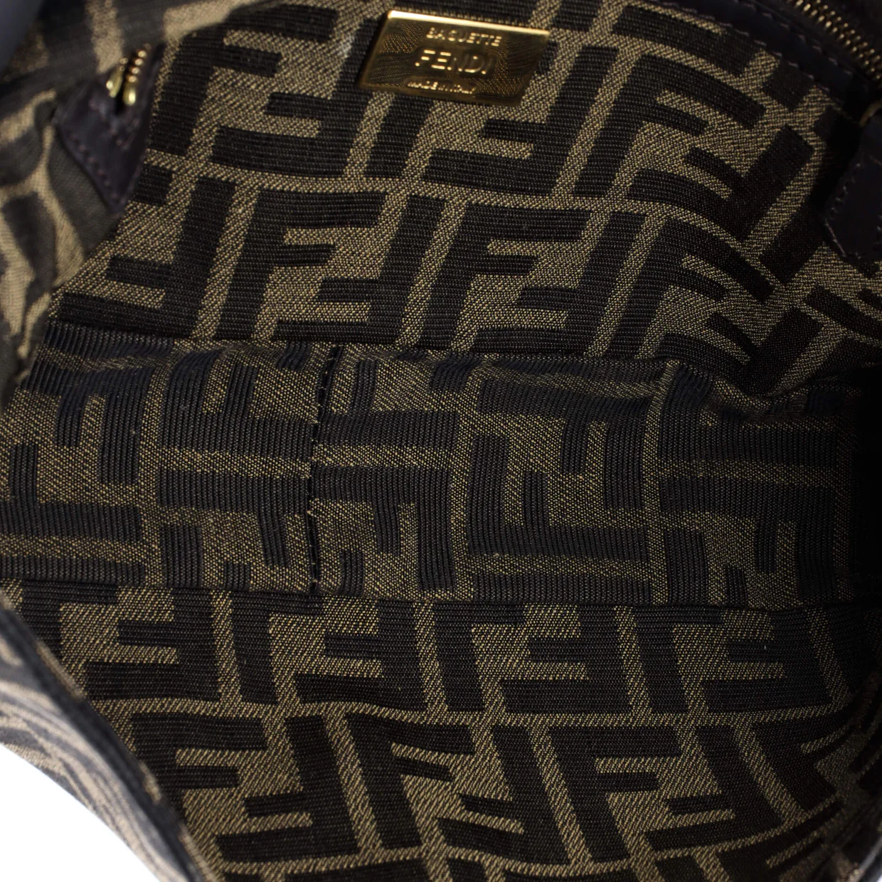 Baguette NM Bag Zucca Canvas Medium - Deep Luxury