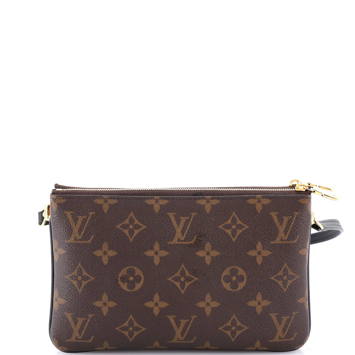 Double Zip Pochette Reverse Monogram Giant - Deep Luxury
