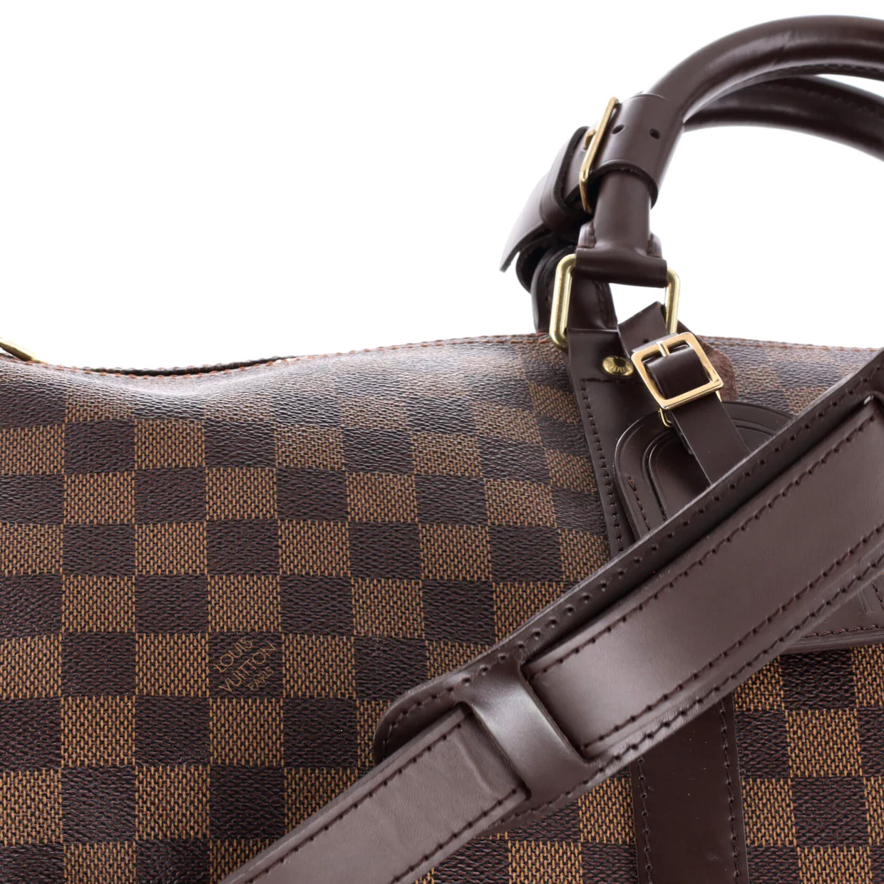 Keepall Bandouliere Bag Damier 55 - Deep Luxury