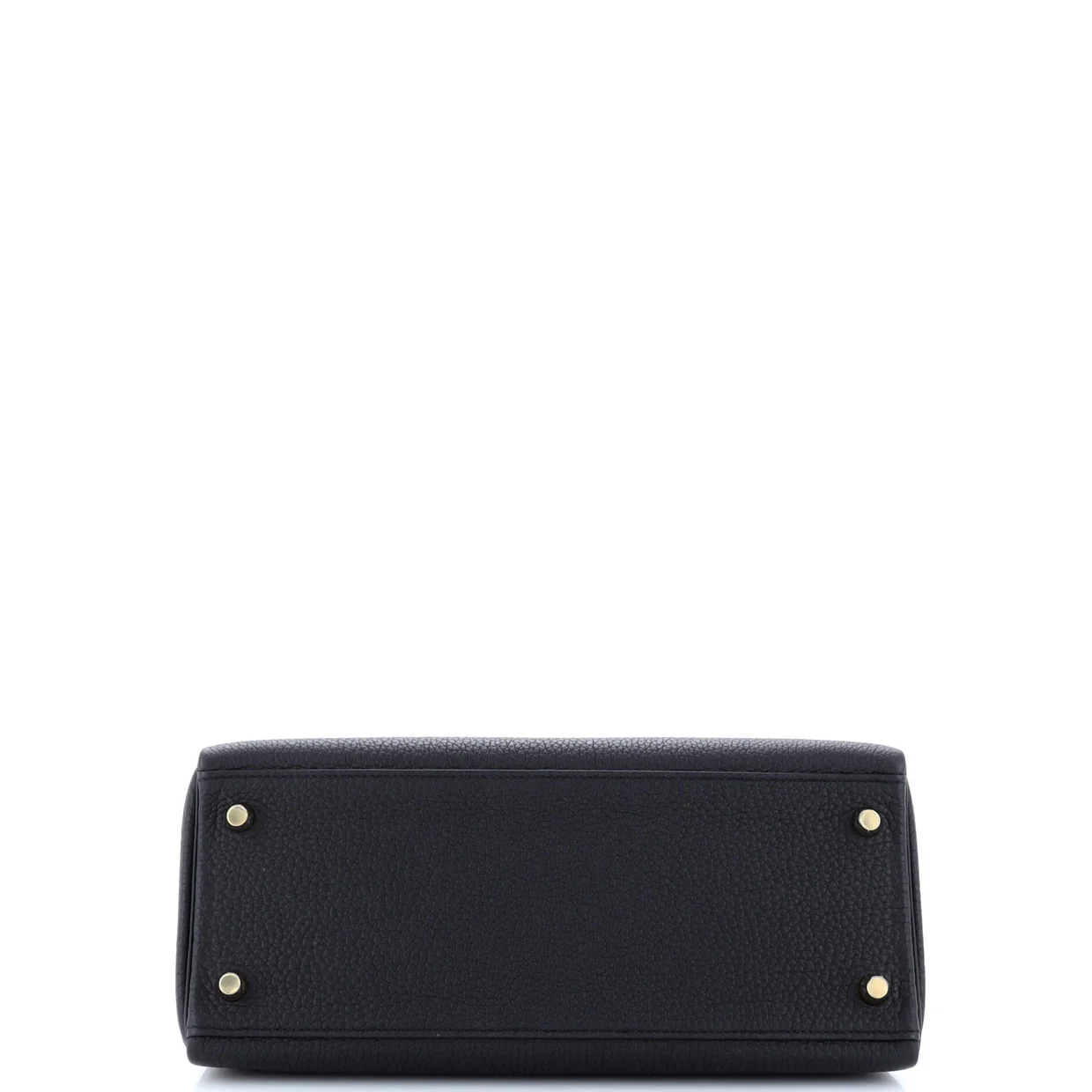 Kelly Handbag Noir Togo with Gold Hardware 28 - Deep Luxury