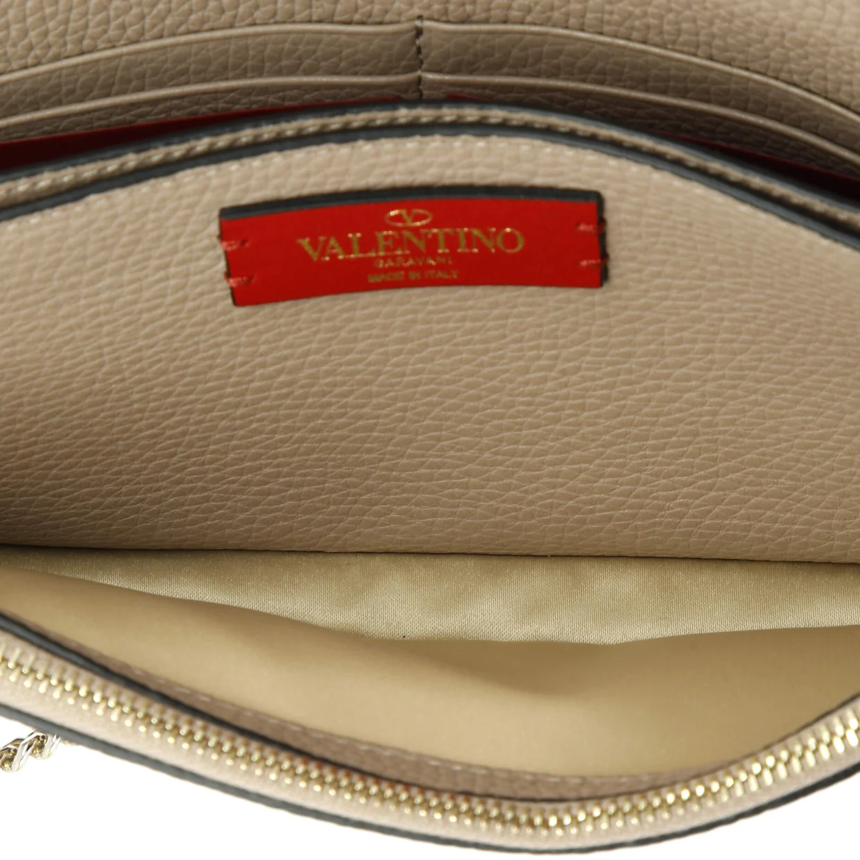 Rockstud Chain Pouch Crossbody Bag Leather - Deep Luxury