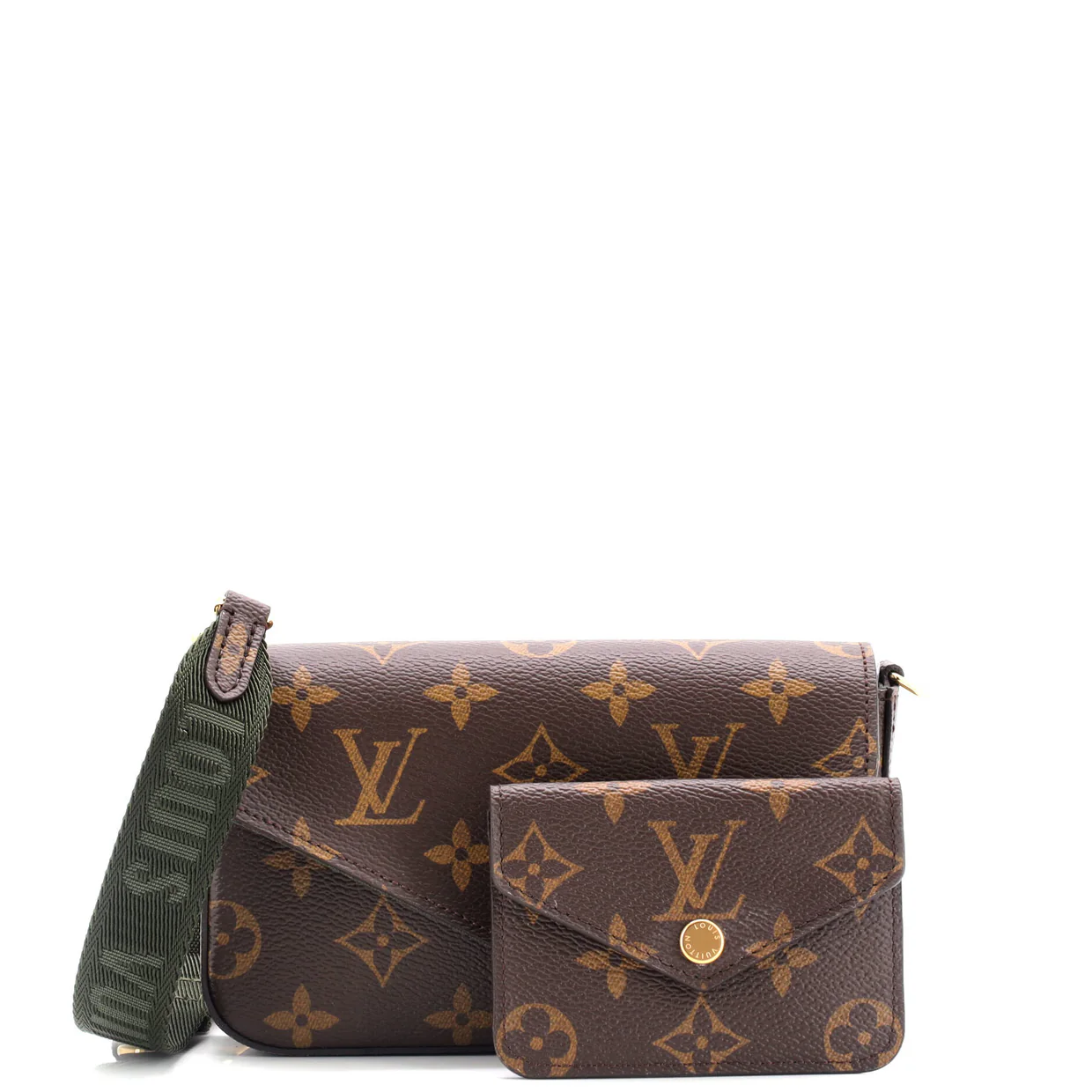 Felicie Strap u0026 Go Handbag Monogram Canvas - Deep Luxury