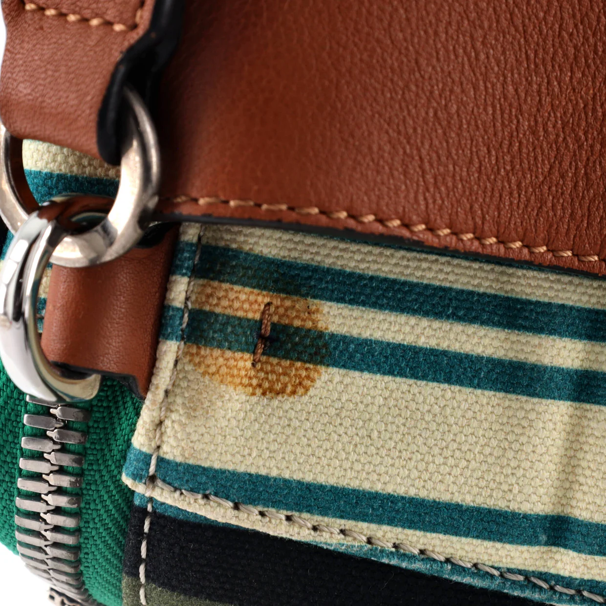 Goya Backpack Striped Canvas Large - Deep Luxury