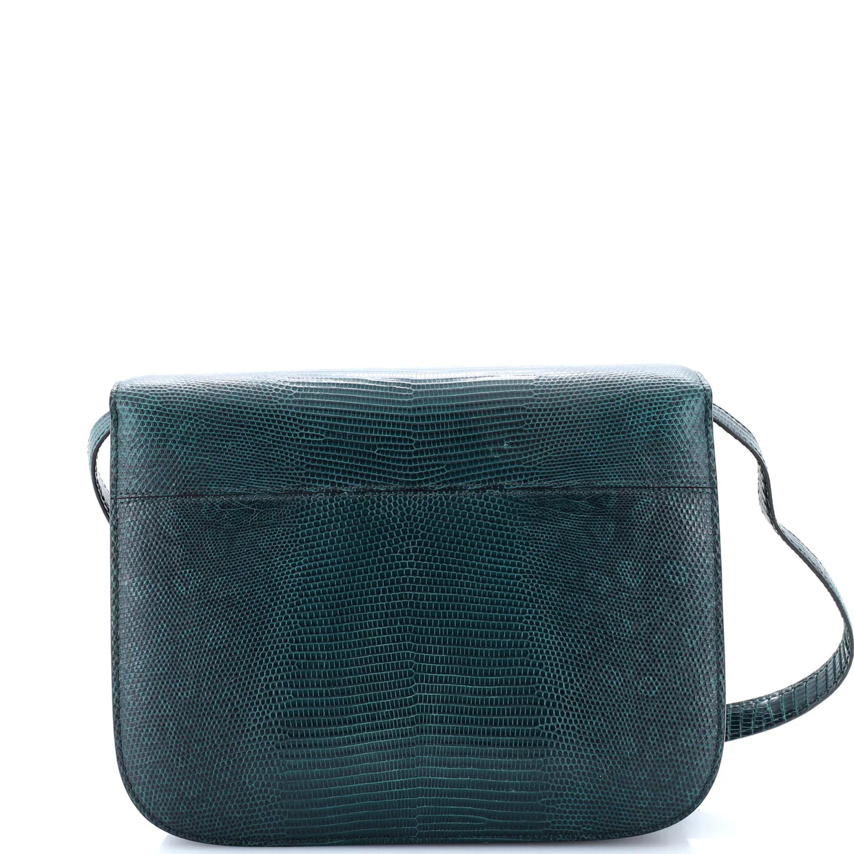 Classic Box Bag Lizard Medium - Deep Luxury