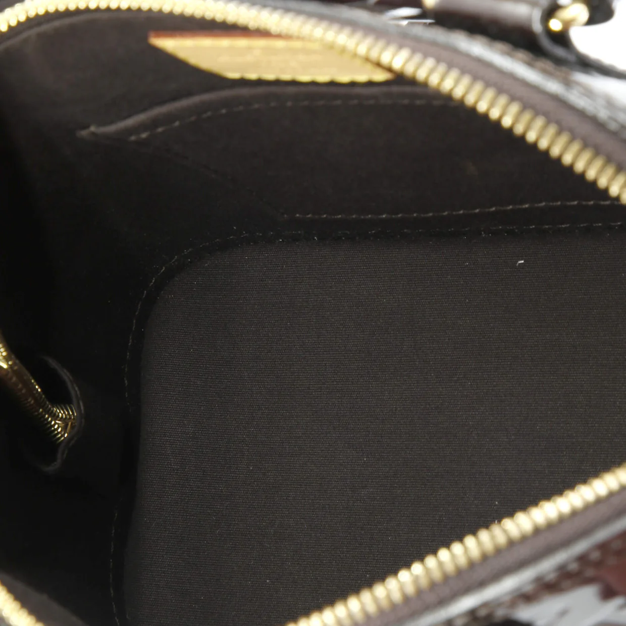 Alma Handbag Monogram Vernis BB - Deep Luxury