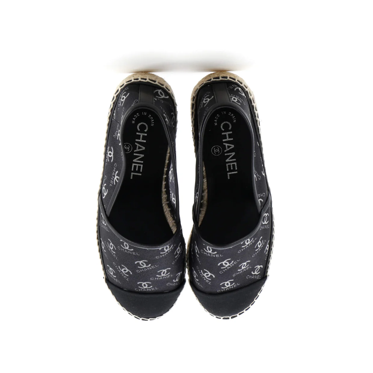 Women's Cap Toe Espadrilles Printed Mesh with Grosgrain - Deep Luxury