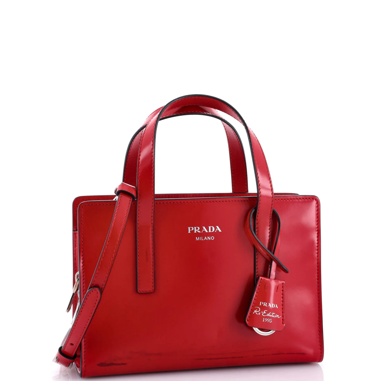 Re-Edition 1995 Tote Spazzolato Leather Mini - Deep Luxury