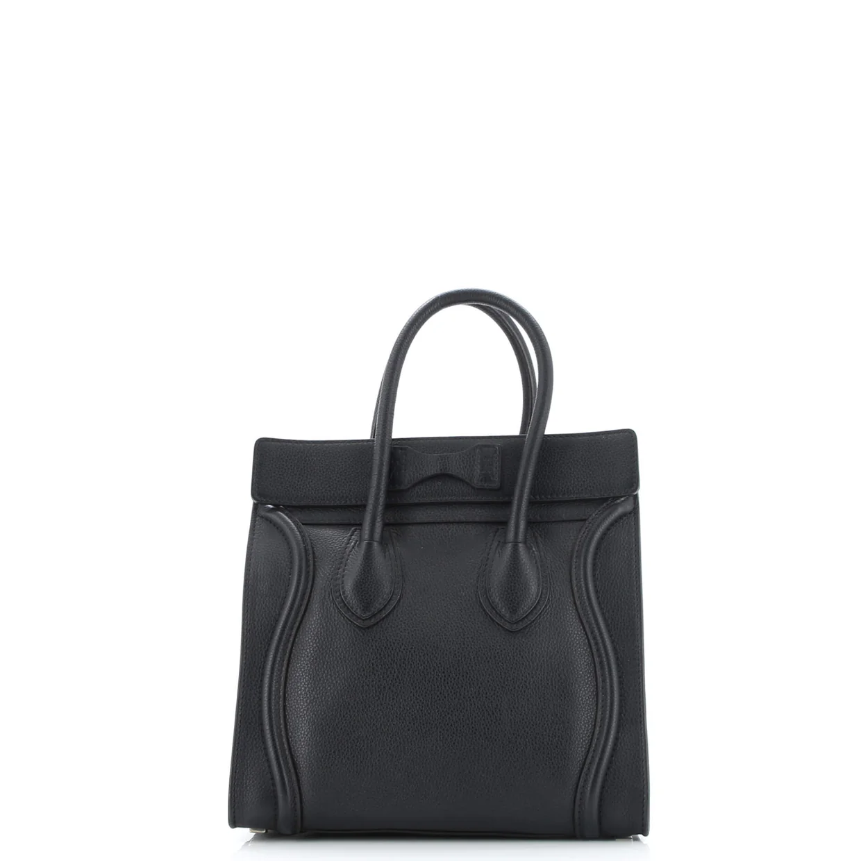 Luggage Bag Grainy Leather Micro - Deep Luxury