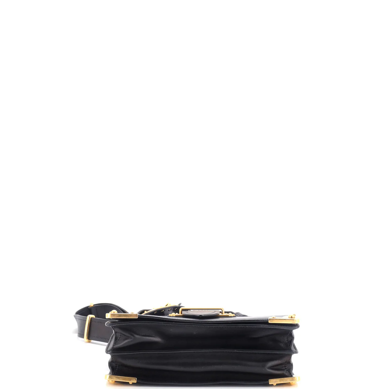 Cahier Crossbody Bag City Calf and Saffiano Large - Deep Luxury