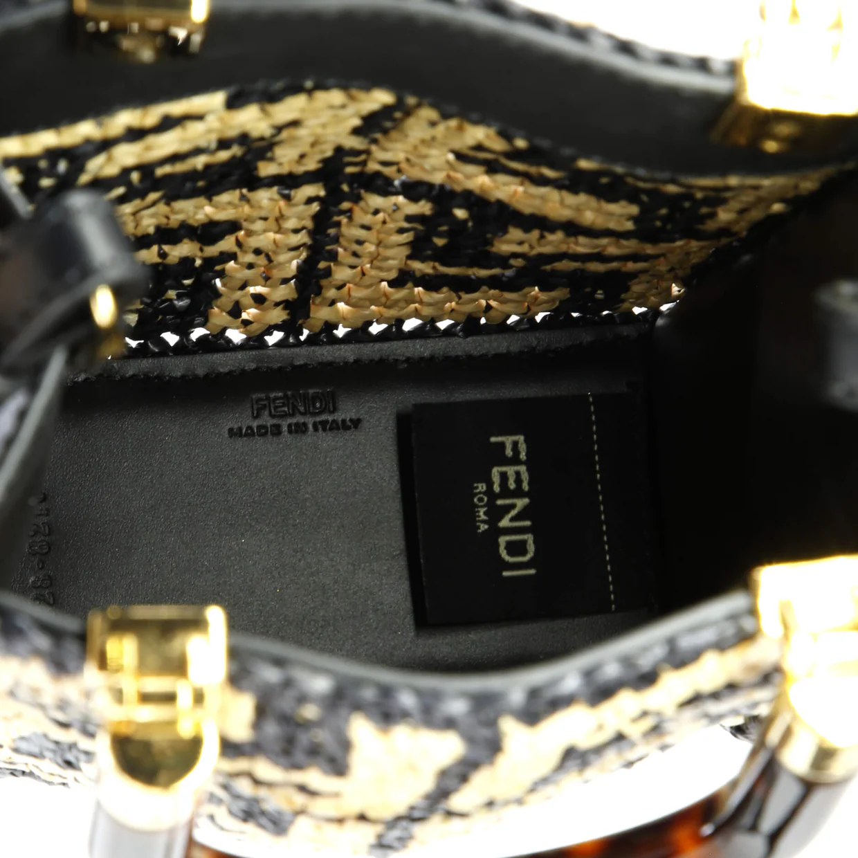 Sunshine Shopper Tote Zucca Raffia Mini - Deep Luxury