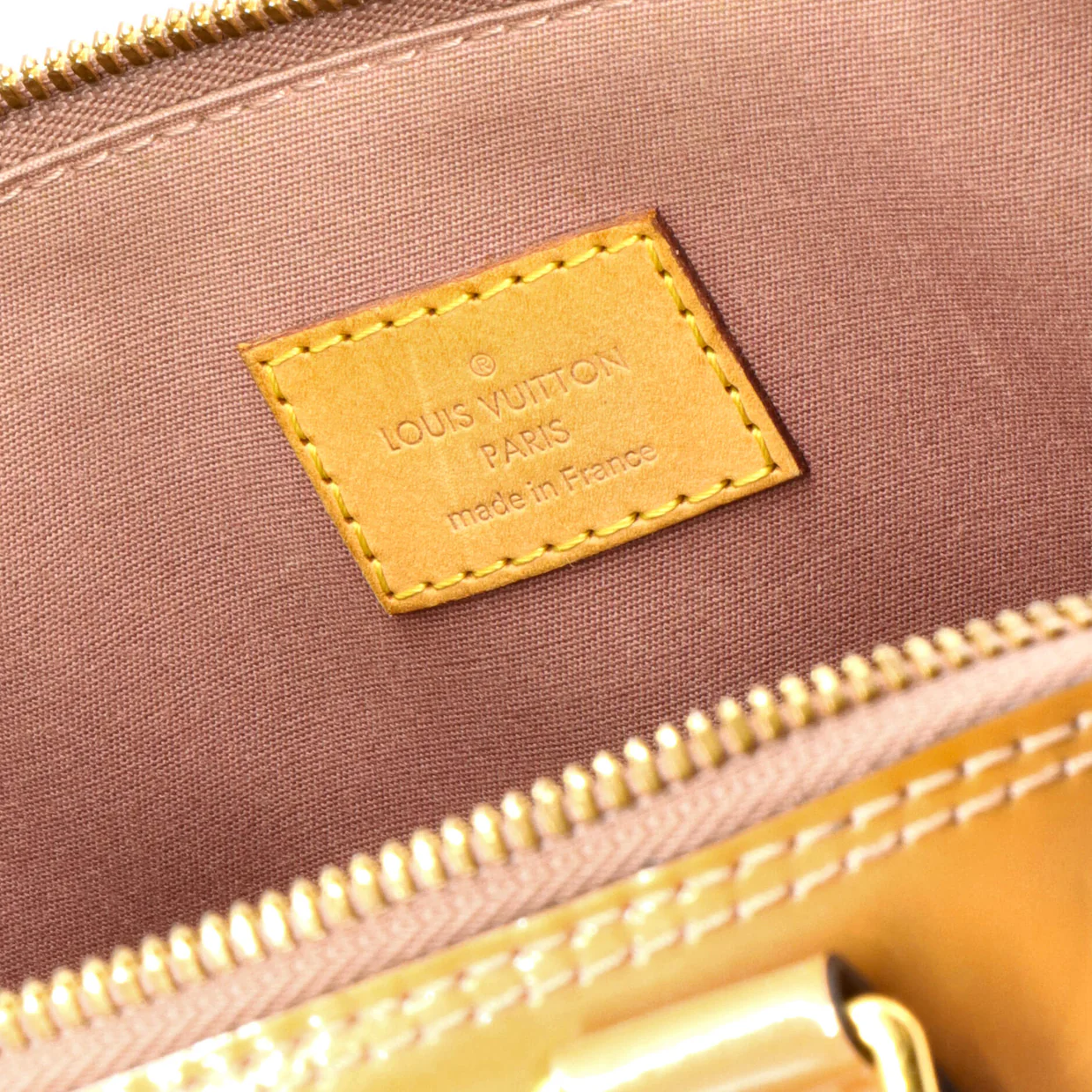 Alma Handbag Monogram Vernis PM - Deep Luxury